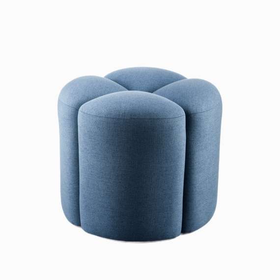 Пуф Bun, Ø45х45 см, синий