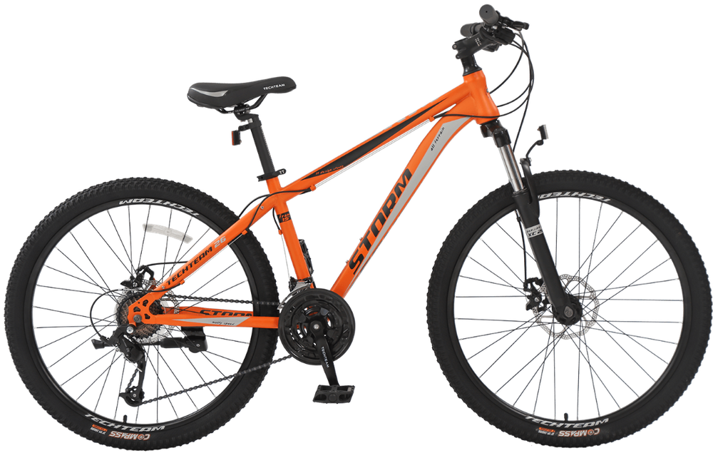 Велосипед TechTeam Storm 26"х15" оранжевый