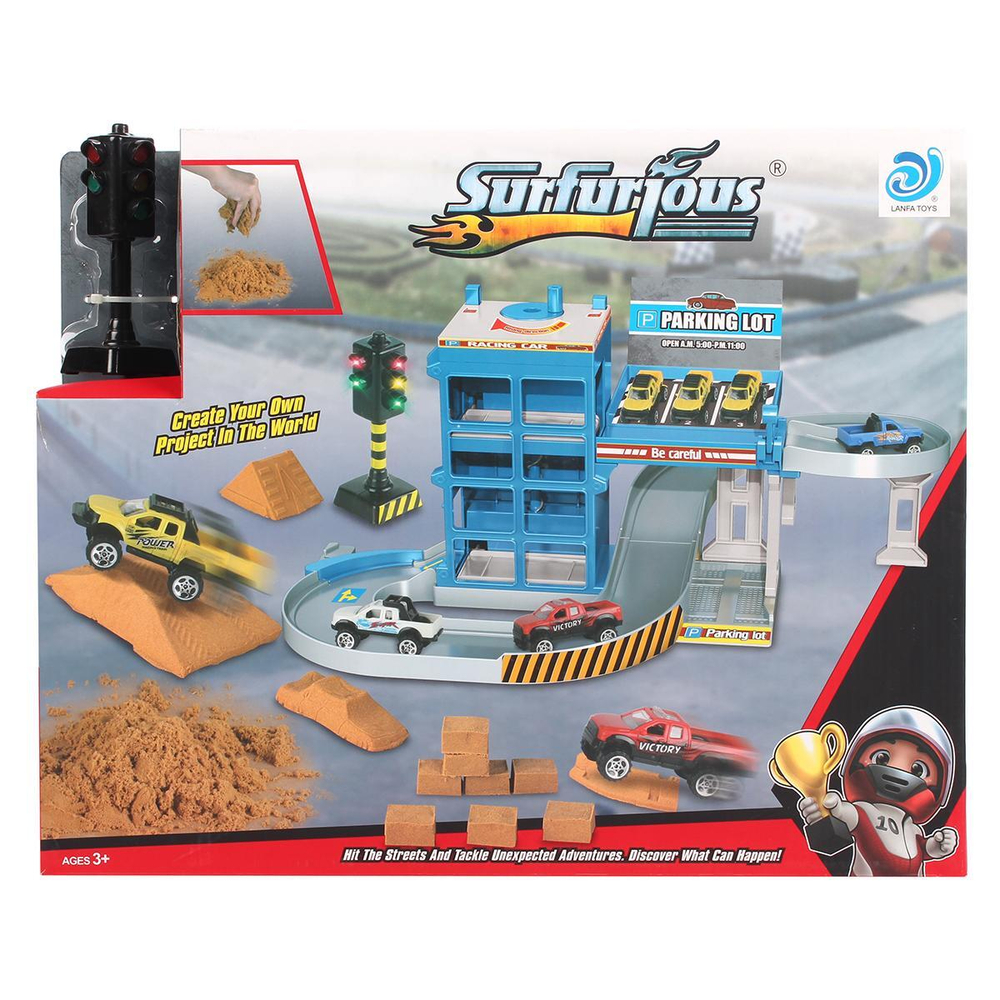 Парковка с транспортом, коробка 9977-32