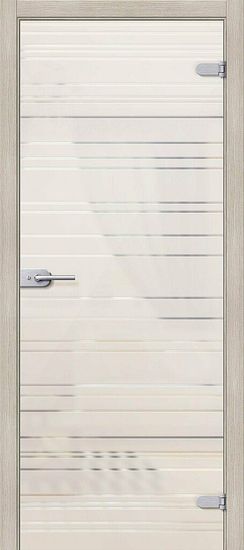 Дверь межкомнатная Грация | Cатинато белое