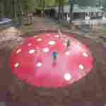 Надувная подушка для установки в грунт «Лесной прыжок», 10×10×2 м