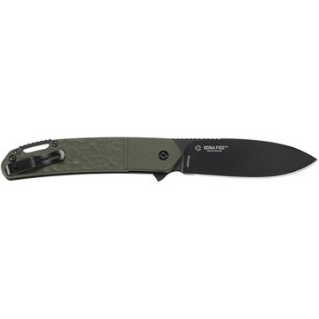 Складной нож CRKT K542GKP Bona Fide OD Green c клинком из стали 1.4116 Krupp (X50CrMoV15) рукоять алюминий