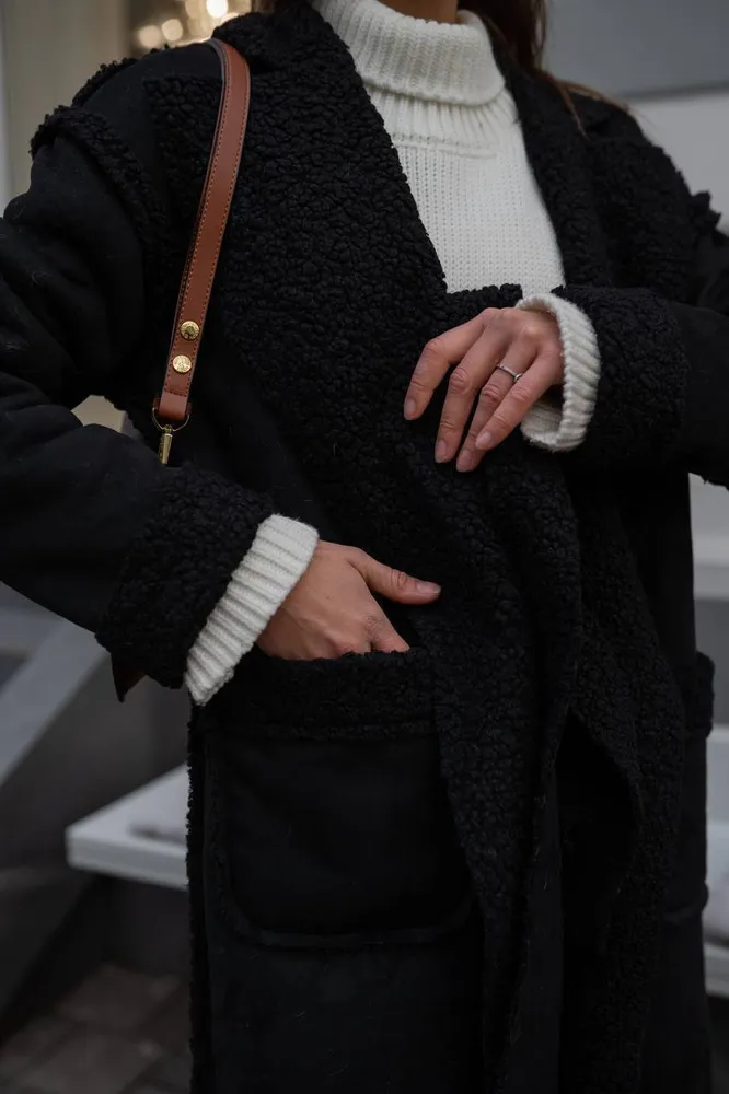 Дубленка двусторонняя УК-5862-1 Фабрика Моды