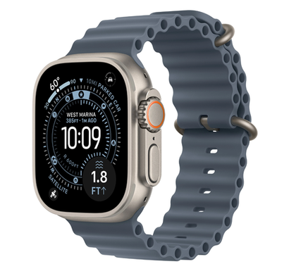 Умные часы Apple Watch Ultra 3 49mm Natural Ti AB Ocean Band (MEWH4)