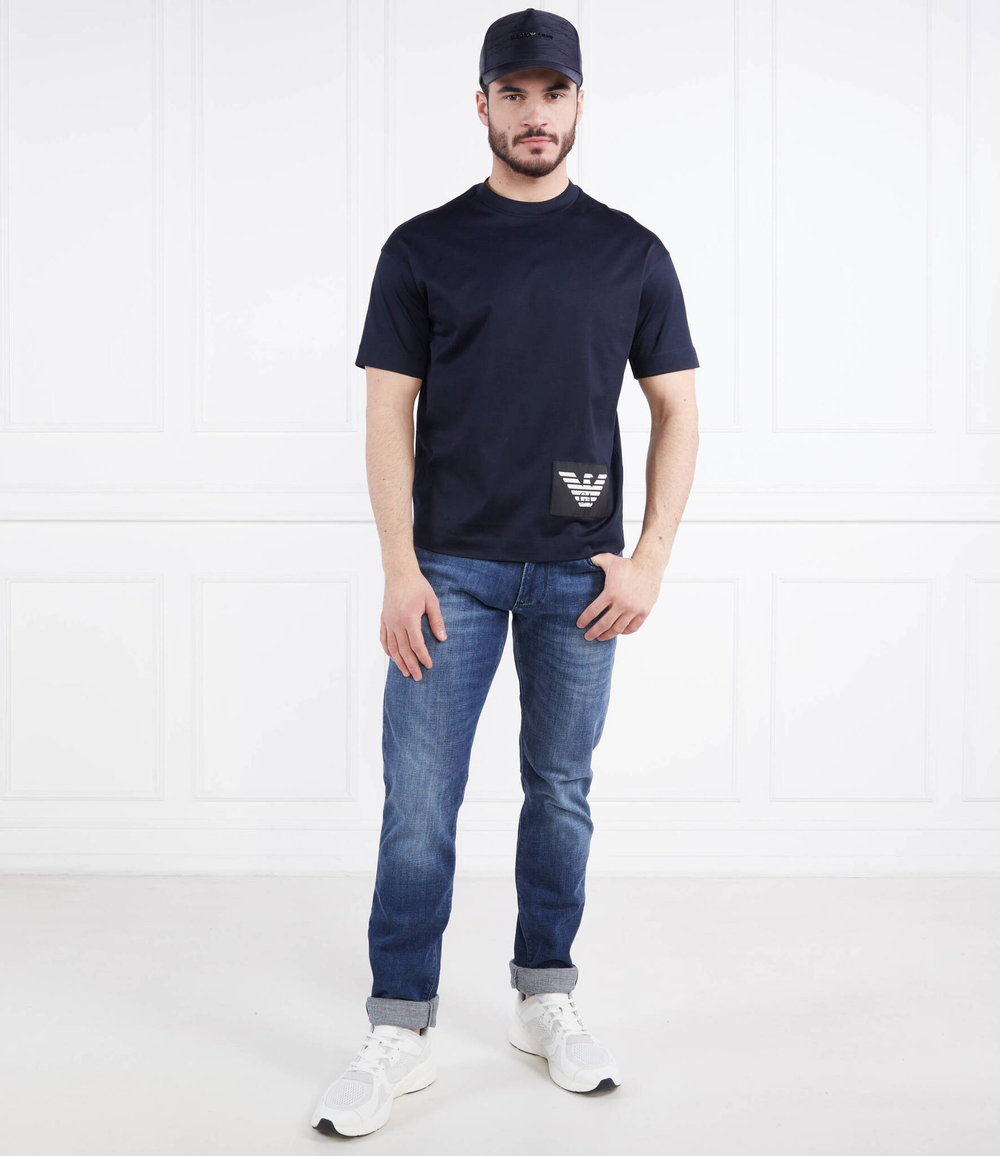 Футболка Emporio Armani - темно-синий(3R1TV1 1JSAZ)