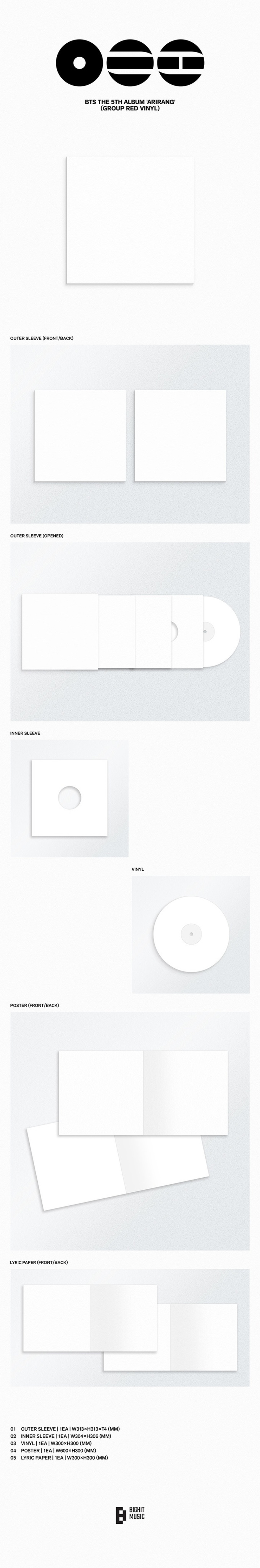 Виниловая пластинка BTS - [ARIRANG] (Standard Vinyl)