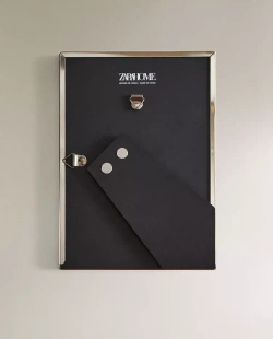 ZARA HOME МЕТАЛЛИЧЕСКАЯ РАМКА, СЕРЕБРЯНЫЙ
