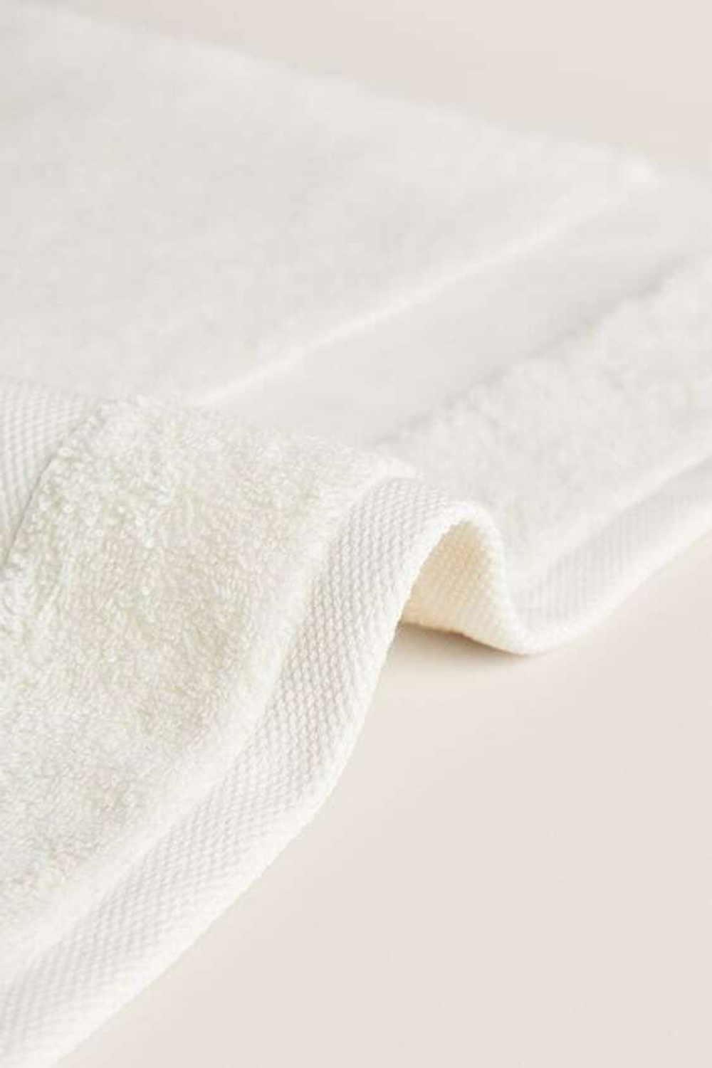 ZARA HOME ПОЛОТЕНЦЕ ИЗ ХЛОПКА ВЫСШЕГО КАЧЕСТВА, ЭКРЮ