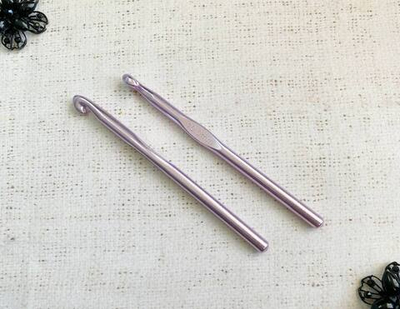 Крючок вязальный алюминий 10 мм