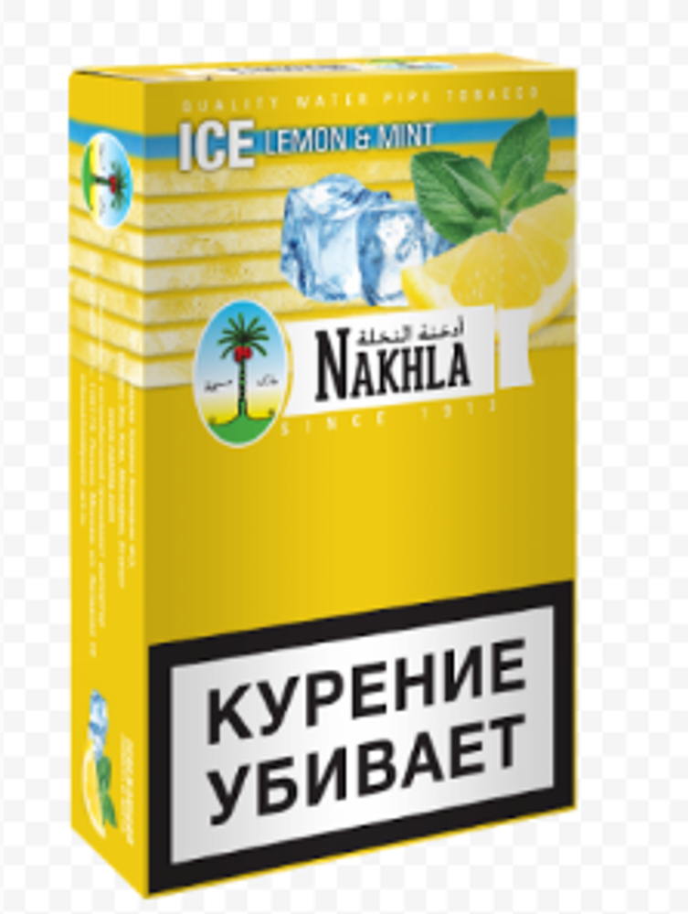 Табак Nakhla 50 гр Ледяной лимон и мята