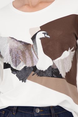 Лонгслив из вискозы