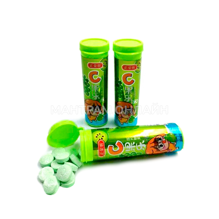 Конфеты аскорбинки VC со вкусом винограда 18 г