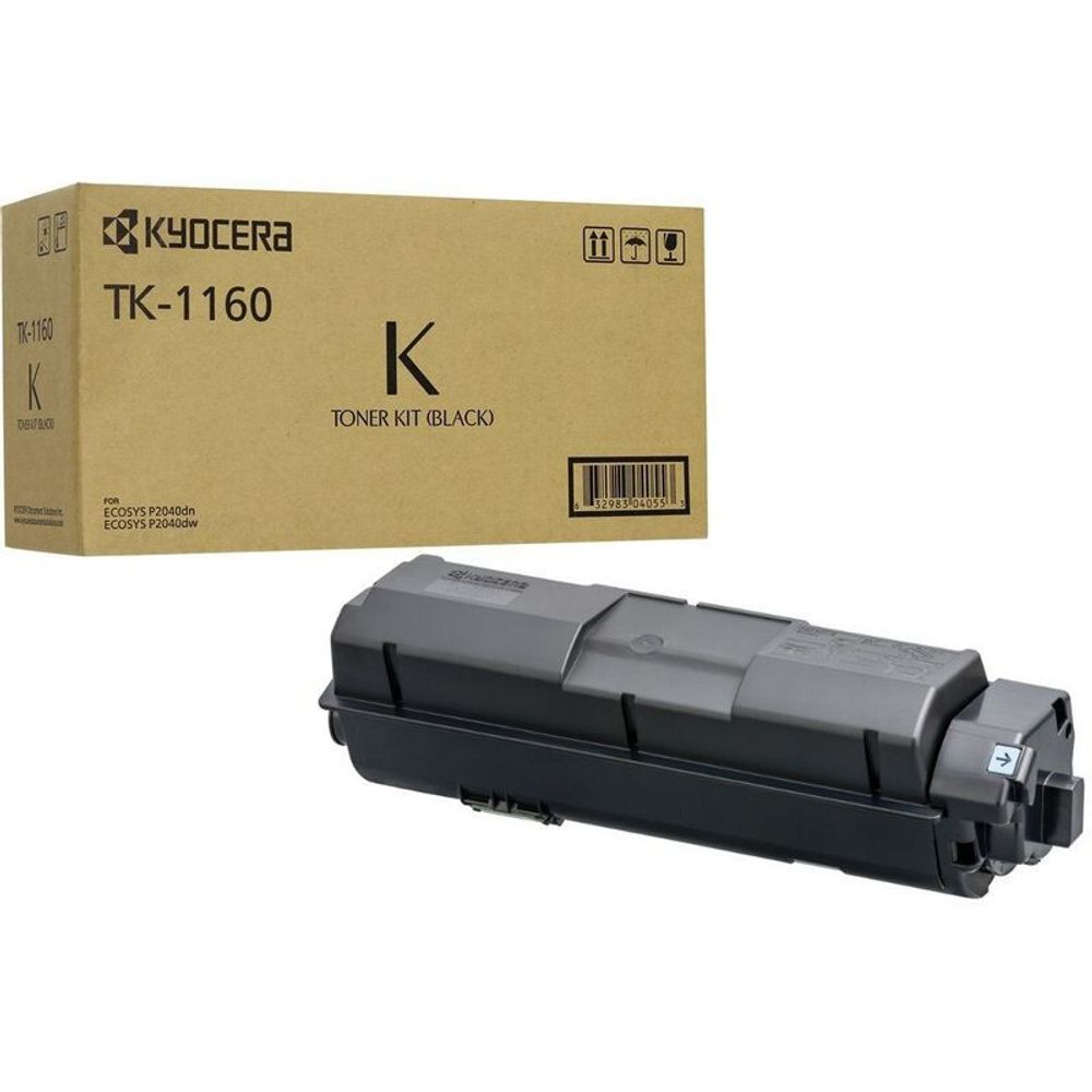 Тонер-картридж Kyocera TK-1160 чер. для Ecosys P2040dn/P2040dw