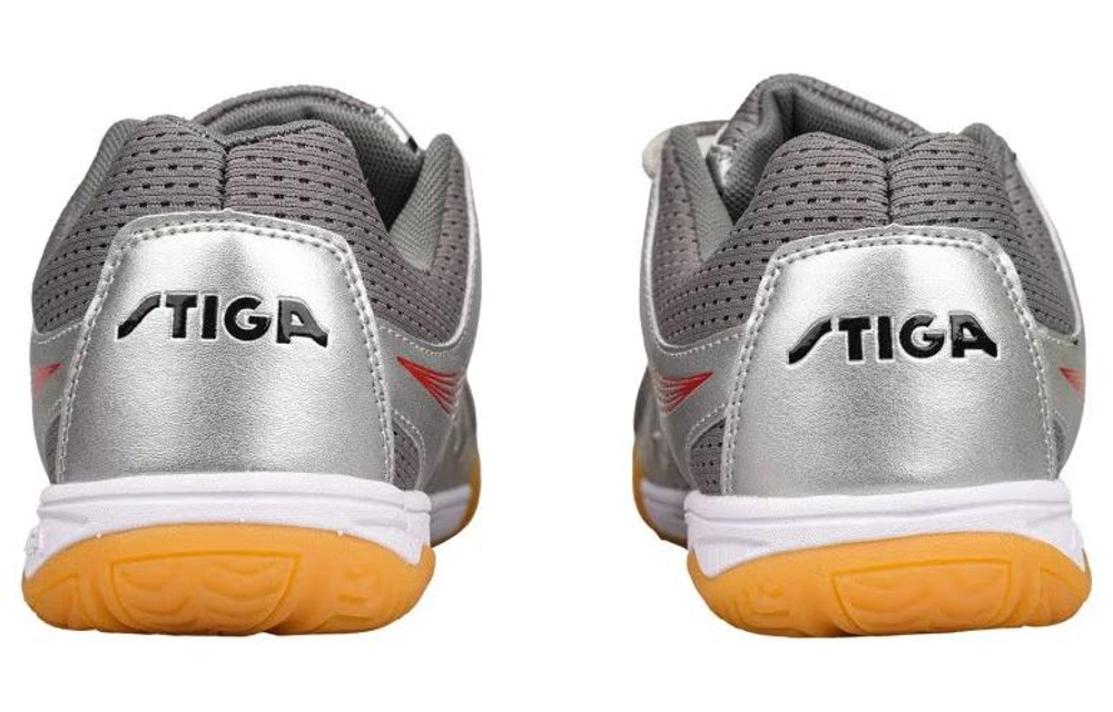 Stiga Abrasion Resistant Breathable Low top Training Shoes Unisex Light Gray