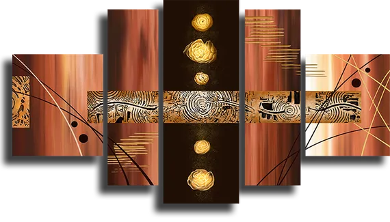 Модульная картина "Абстрактный стиль"