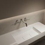 Смеситель для раковины Vincea Groove VBFW-4G1BN встраиваемый, брашированный никель