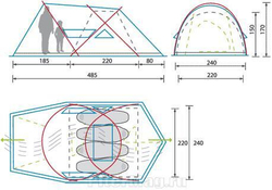 Палатка Alexika Infinity 4