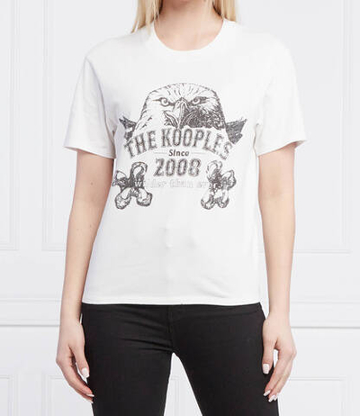 футболка The Kooples - белый(FTSC21002K)