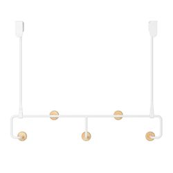 Вешалка для одежды подвесная Estique, белая/натуральное дерево