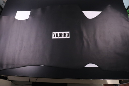 Уценка: 1,4-1,6 Кожа Краст Коди плюс черный к/к 160 дм²