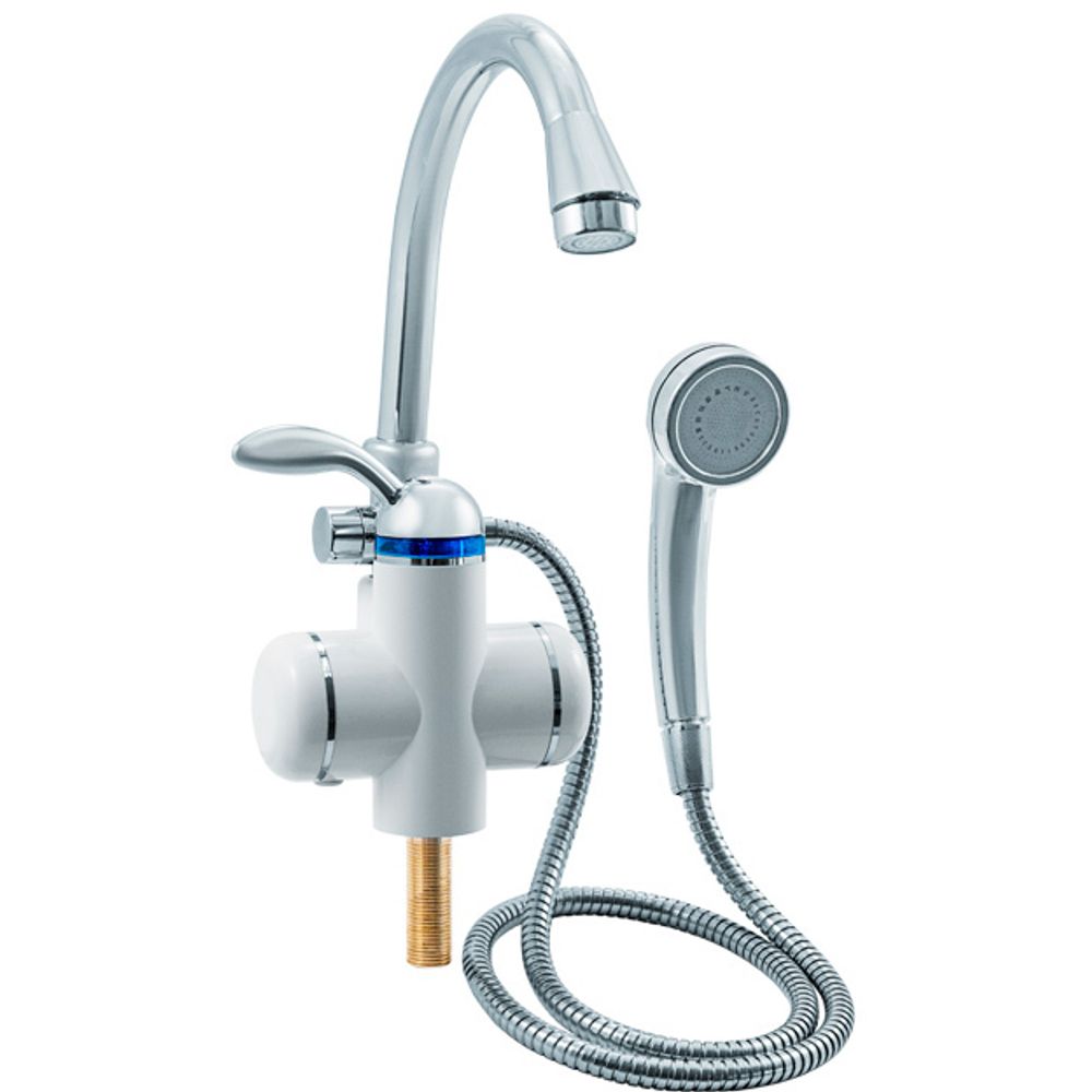 Кран-водонагреватель проточный Unipump BEF-001-03 с душевой лейкой