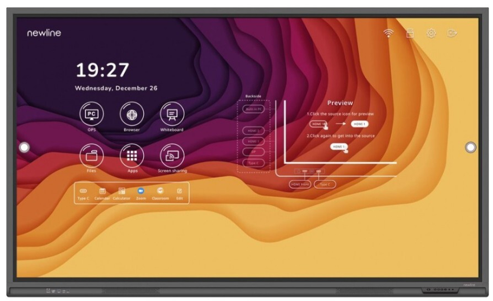 Интерактивная панель  Newline TT-6523QAS