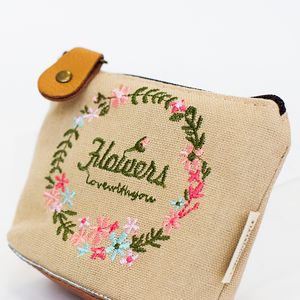 Кошелек Flowers Beige