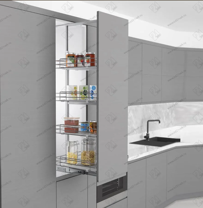 S-1506-C Шкаф-колонна в базу 550 мм, Starax, 2-х ярусная, (480х510х600-800 мм)