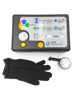 Аварийный комплект для шин BMW (мобильный комплект компрессора для шин)