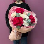 Букет "Малиновый поцелуй" #34