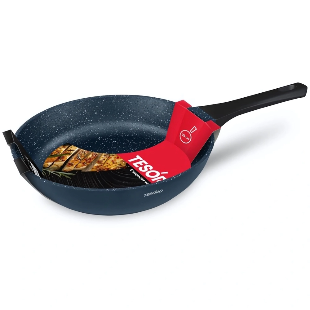 Сковорода 28*6,85см «Tesoro» Florence total blue TF1628tb