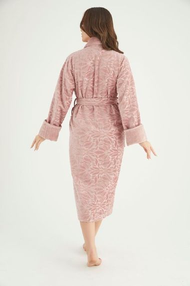 Халат женский махровый  4210 пудра  NUSA Турция