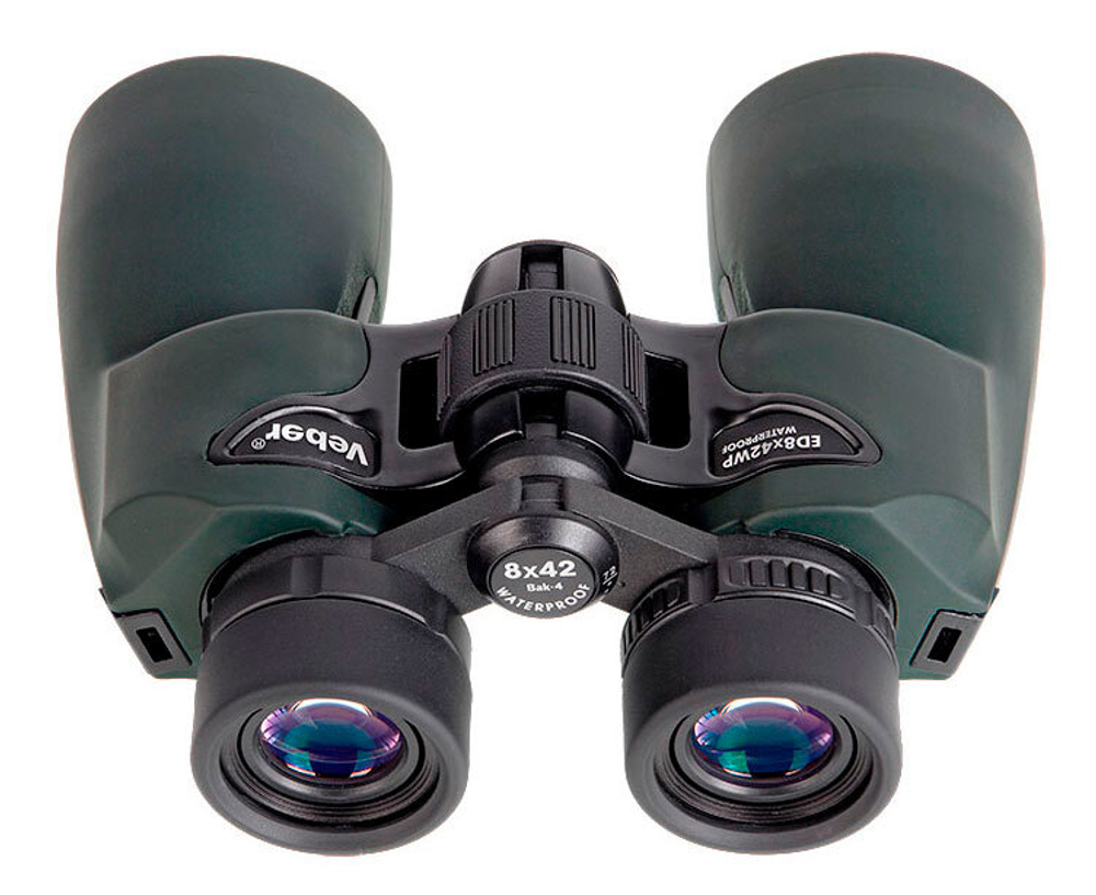 Бинокль Veber ED 8x42 WP, зеленый