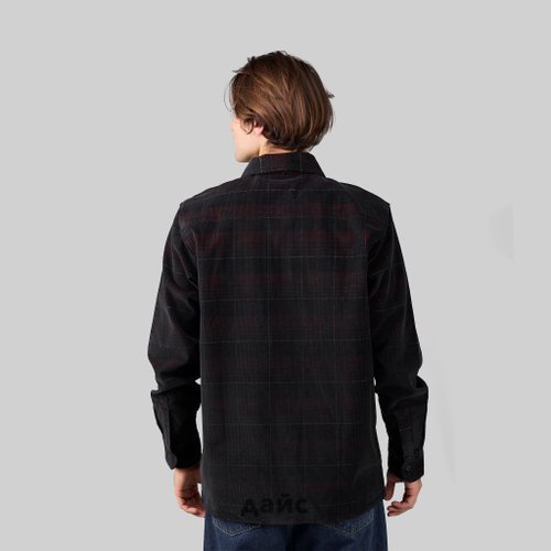 Рубашка мужская Dickies Alma Plaid Long Sleeve Shirt артикул:WLR51_black - купить в магазине Дайс