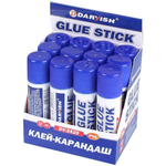 Клей-карандаш 21гр. в пластиковом корпусе с выдвигающимся стержнем (Darvish)