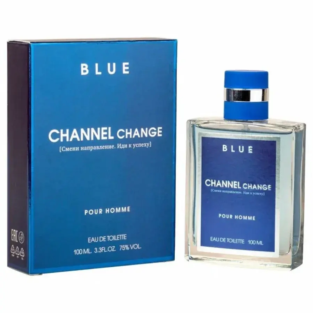 Туалетная вода для мужчин "interCHARM CHANNEL CHANGE BLUE" Россия 100мл