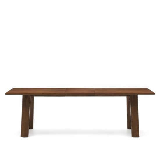 Arlen Раздвижной стол из массива дуба и шпона с отделкой ореха 200(250) 95 см Испания 