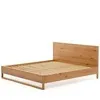Кровать Alguema из дубового шпона с натуральной отделкой для матраса 180 x 200
