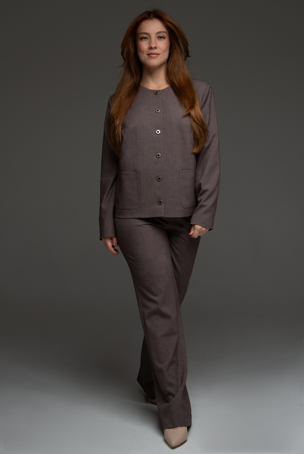 Брюки женские 3667зпа, какао #519Как023667зпа