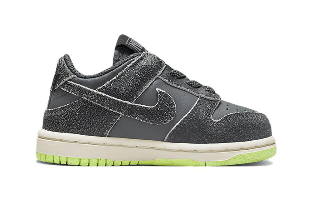 Baby Nike Dunk SE "Halloween" trend retro casual non-slip wear-resistant low-top toddler shoes green Halloween