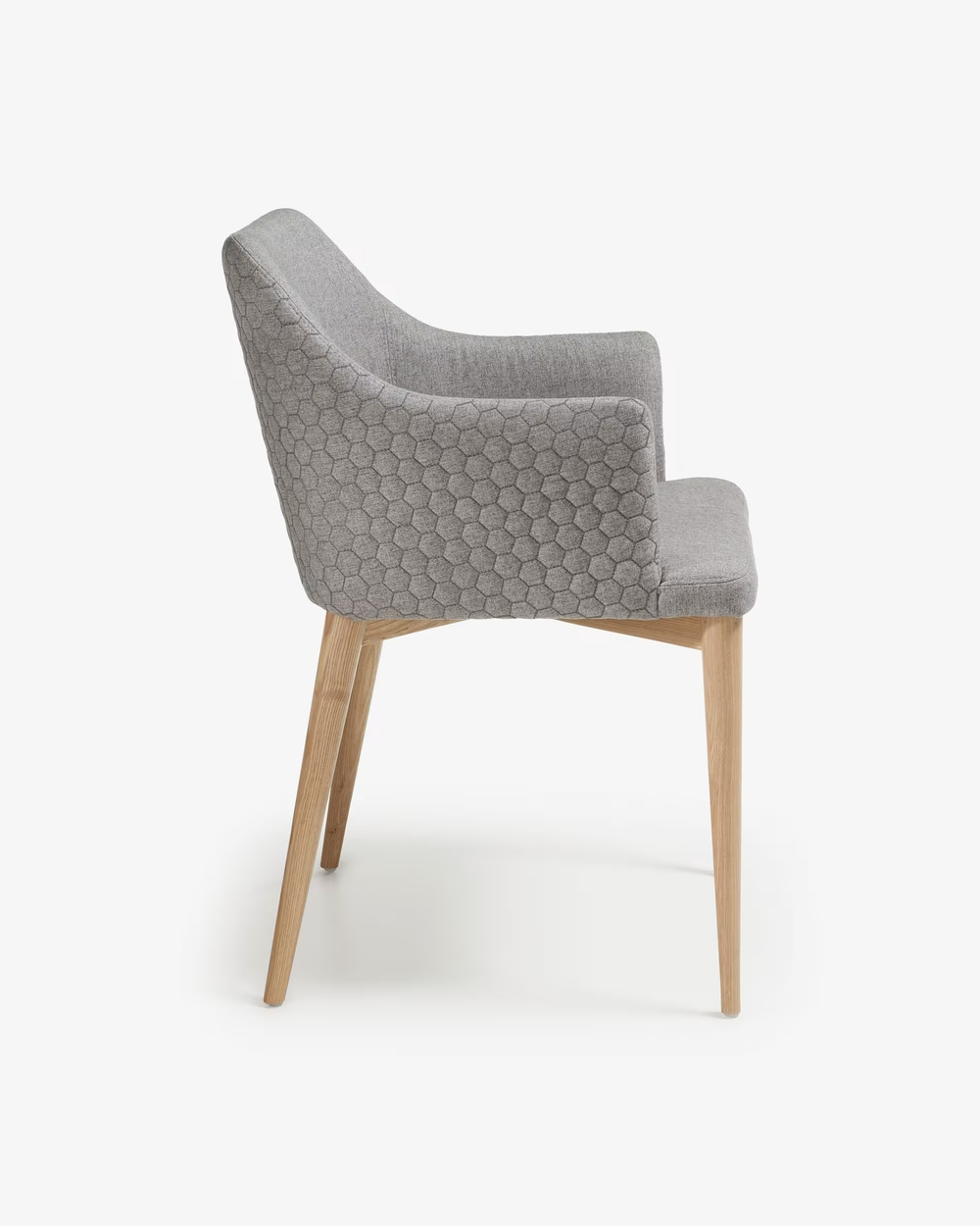 Стул Danai серый тканевый