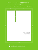 Натяжные потолки 4.3 м2, 6.8 м2, 6.7 м2