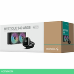 Система жидкостного охлаждения для процессора DeepCool Mystique 240 ARGB черный (R-LX550-BKADSNC-G-1)