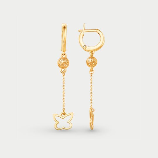 Серьги золотые