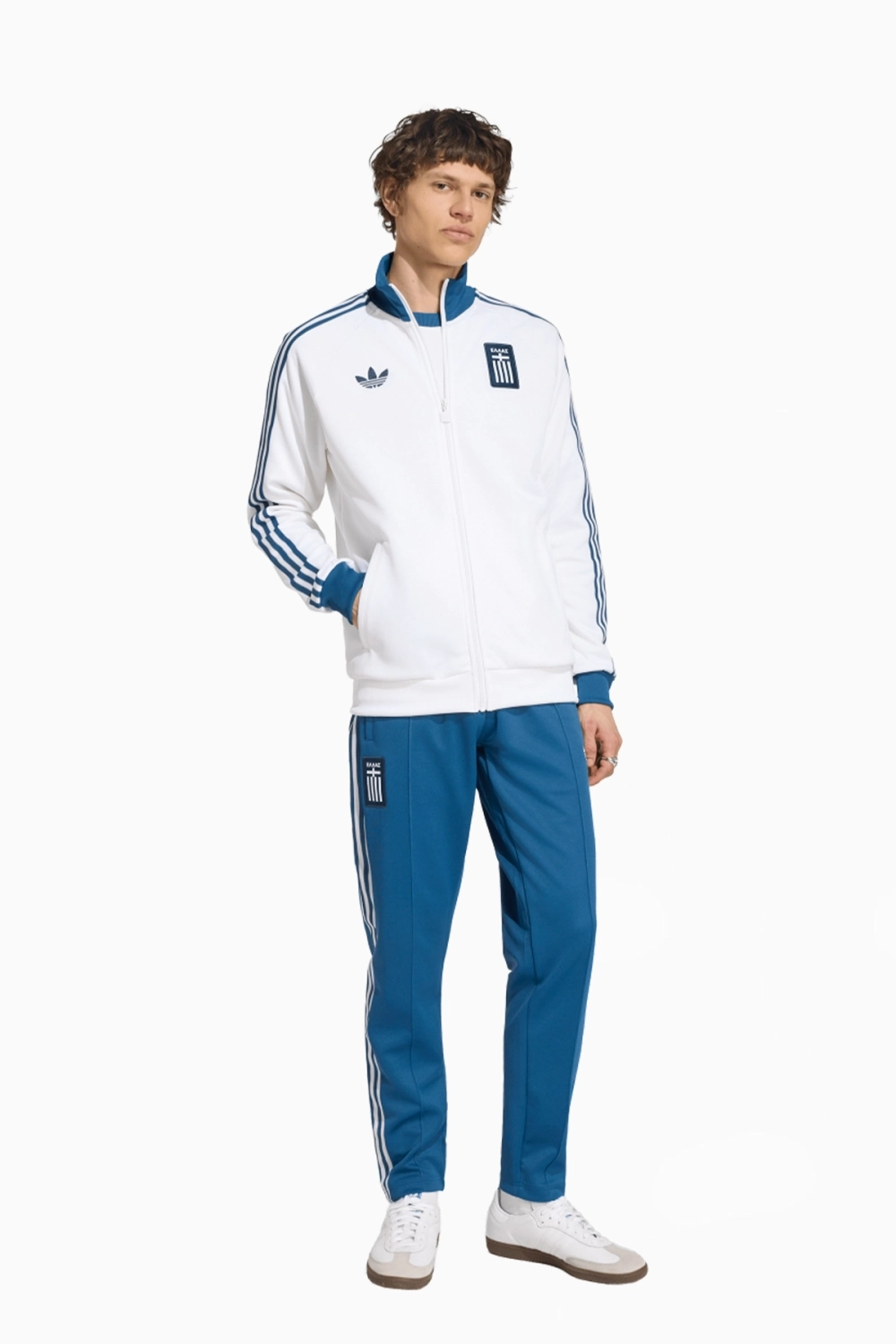 Кофта adidas Originals Greece 2026 Track - белый
