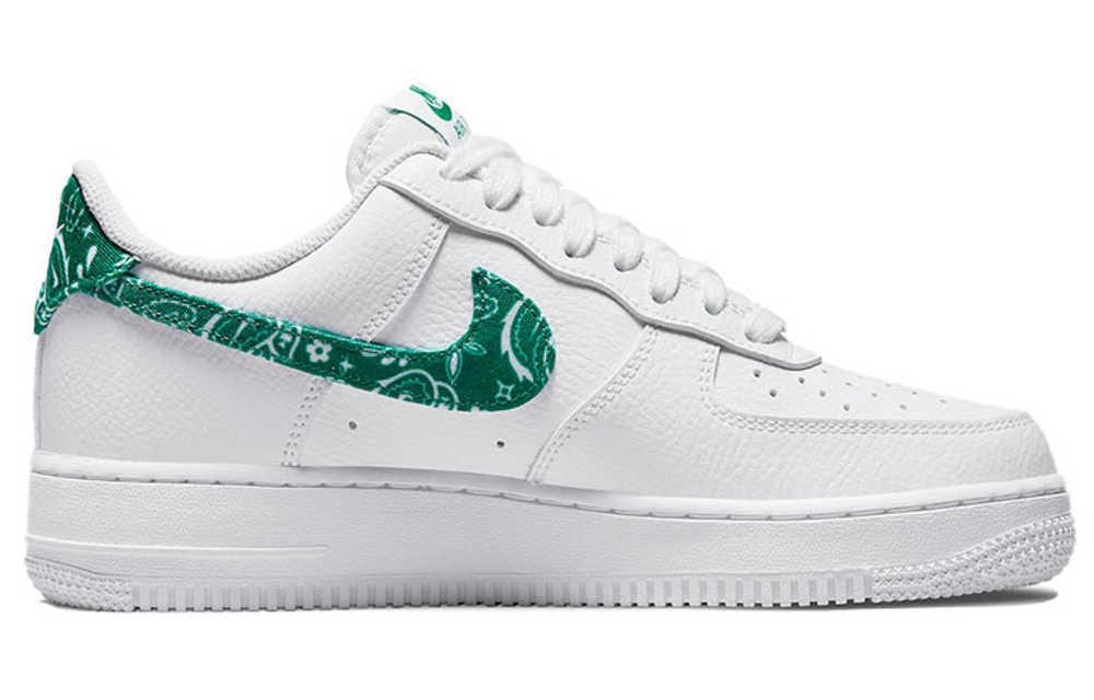 Кроссовки Nike Air Force 1 '07 Essential "Green Paisley" (Женская размерная сетка)