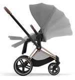 Коляска Cybex Priam IV Rosegold complete Cloud G Lava Grey Base G 3 в 1 Mirage Grey