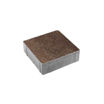 Тротуарная плитка КВАДРАТ 200х200 мм - Листопад гранит Хаски