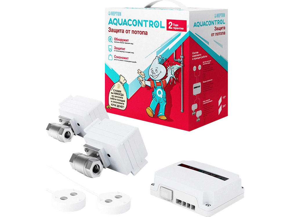 КОМПЛЕКТ ЗАЩИТЫ ОТ ПРОТЕЧКИ ВОДЫ NEPTUN AQUACONTROL 3/4" 2153589