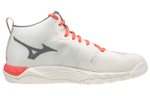 Mizuno Volleyball Shoes Women"s Mid top White/Orange/Black